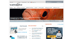 Desktop Screenshot of fr.wannadive.net
