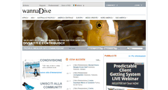 Desktop Screenshot of it.wannadive.net